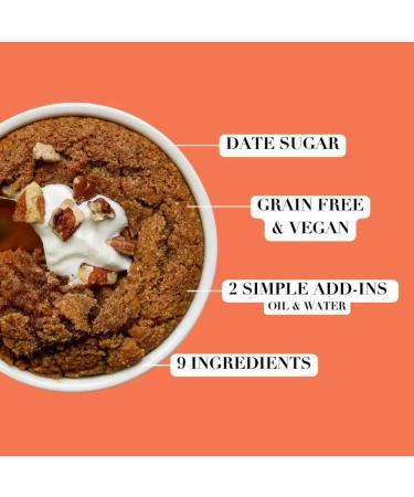 Stellar Eats Instant Treat: Carrot Cake In A Cup (8-pack) 8 x 2.2oz Grain Free Gluten Free Plant Based Paleo Friendly Certified Kosher - Buy Online on GoSupps.com