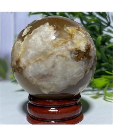 Natural Sphere Cherry Agate Crystal Ball Natural Gemstones Quartz Sphere Fengshui Home Decoration 1pc (Color : 120-130g) - Buy Online on GoSupps.com