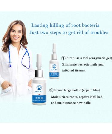 Allbesta Enzymatic Gel & Repair Film Toe Nail Rescue Set Ultimate Nail Care for Healthy Nails & Cuticles - Buy Online on GoSupps.com