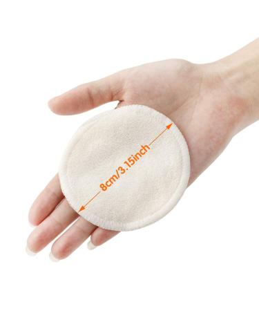 Eco-Friendly Reusable Makeup Remover Pads - Soft White | International Shipping Available - Buy Online on GoSupps.com