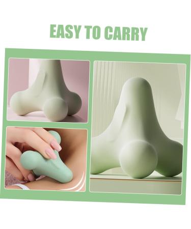 Clispeed Deep Tissue Massage Ball - Spiky Lacrosse Balls for Pain Relief Fitness & Yoga - Perfect Manual Massage Tool (Green 7.5cm) - Buy Online on GoSupps.com