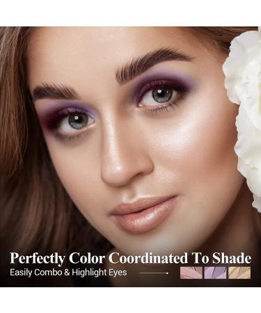 LUXAZA 3PCS Cream Eyeshadow Stick Set | Eye Brightener & Highlighter Makeup Pen | Waterproof & Long Lasting Neutral Shades | A8 - Colorful Clouds - Buy Online on GoSupps.com