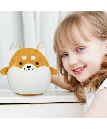 YILITI 8 inch Shiba Inu Plush Toy - Soft Cute Cartoon Akita Dog Stuffed Animal for Kids & Adults | Holiday Home Decor & Sofa Decoration - Buy Online on GoSupps.com