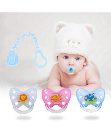 Greattangle Baby Nipple Pacifier Chain Clips & Bite Ring | Feeding Accessories for Milk Fruits & Vegetables | Child Care Toy - Blue - Buy Online on GoSupps.com