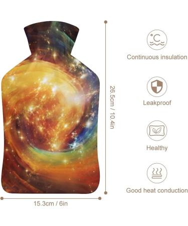 Buy Mist Spiral Hot Water Bottle with Plush Cover | Hand Warmer for Adults & Children - 26.5x15.3cm | International Shipping Available - Buy Online on GoSupps.com