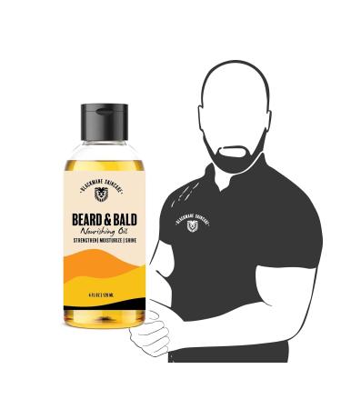 Bald Head Moisturizer & Care for Men | Beard & Bald Head Oil | Post-Shave Hydration - Buy Online on GoSupps.com