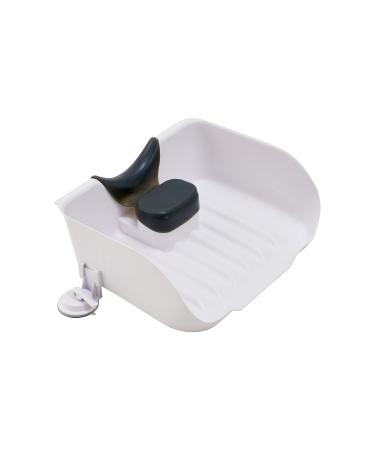 KASTELE Shampoo Basin for Sink at Home, Hair Washing Basin for Home (White)