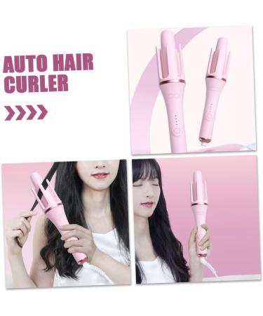 Didiseaon Fully Automatic Hair Curling Iron Hair Curler Hair Rollers Curling Wand Tool Electric Pink Abs 32.50X5.50X5.50CM Pink - Buy Online on GoSupps.com