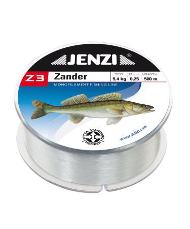 Jenzi fishing line Z3 Line Zander 0.30mm 6.7 kg 500m - Buy Online on GoSupps.com