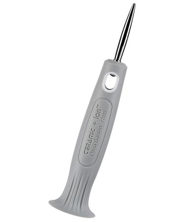 Olivia Garden Round Hair Brush Mega Ceramic + Ion 65mm - Antistatic Ceramic Body & Nylon Bristles for Perfect Styling - International Shipping - Buy Online on GoSupps.com