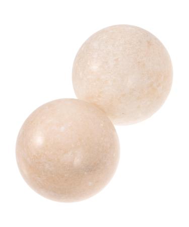 Frcolor 2st Jade-fitness handball practical balls balls for rolling hand exercise with small balls exercise massage balls crystal handballs portable handballs jade handball gymnastics ball sport