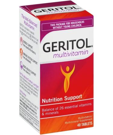 Geritol Complete Tablets - 100 Count Bottle - Energizing Multivitamin Supplement - Buy Online on GoSupps.com