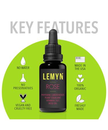 Lemyn Organics Anti-Aging & Firming Face Oil Bundle 2 x 15ml - Freshly Handcrafted in the USA - Buy Online on GoSupps.com