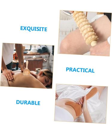 Healvian 8-Piece Wooden Massage Tool Set | Fascia Roller & Scraping Board for Full Body Relief - Buy Online on GoSupps.com