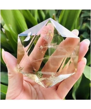Gift for Family 60mm Natural Clear Quartz Crystal Carved Star of David Transparent Crystal Spiritual Reiki Lucky Stone Raw Stones and Minerals Stone Mineral Specimen - Buy Online on GoSupps.com