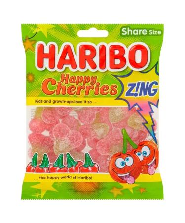 HARIBO 160G HAPPY CHERRIES ZING