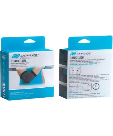 Buy DonJoy Advantage Elastic Elbow Sleeve | Relief for Strains & Sprains | Free Movement | Large Size (10.5"-12") | International Shipping Available - Buy Online on GoSupps.com