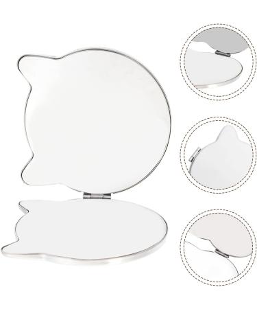 FOMIYES Cat Shaped Compact Makeup Mirror - Double Sided Travel Vanity Mirror - Buy Online on GoSupps.com
