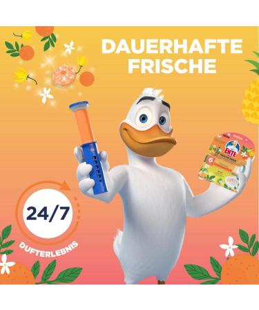 Buy Toilet Duck Fresh Seal - Basketless Toilet Cleaner (2 Pack) - 12 Gel Toilet Stones - Tropical Summer Fragrance - International Shipping Available - Buy Online on GoSupps.com