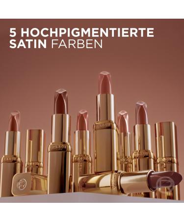 L'Or al Paris Lipstick 570 Worth It - Silky Finish 12 Hour Moisture Nourishing Ingredients | Color Rich Satin Nude - 4g - Buy Online on GoSupps.com