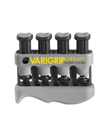 Dynatomy VariGrip Therapy Adjustable Resistance, X-light, light resistance, Finger Strengthener, finger exerciser, hand exerciser, grip strengthener, extra-wide base, 2 exercisers in 1, (VGXL) VariGrip Therapy Adjustable T