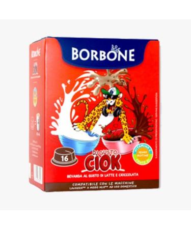 CAFF BORBONE 96 Caffe Borbone Capsules compatible with Lavazza a Modo Mio Ciok Milk and chocolate drink - L' Emporio del Caff