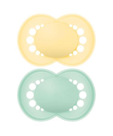 MAM Original Pacifier 18+ Months - 2 Pack Silicone Baby Pacifiers with Sterilization Box - Random Color - Buy Online on GoSupps.com
