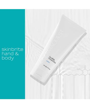DermaQuest GlycoBrite Anti-Aging Hand & Body Cream | Hydrating Exfoliating Moisturizer with 10% Glycolic Acid | Dark Spot Remover (6 oz) - Shop Internationally - Buy Online on GoSupps.com