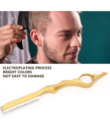 Premium Gold Hair Texturizing & Thinning Razor | Feather Styling for Perfect Cuts - Buy Online on GoSupps.com