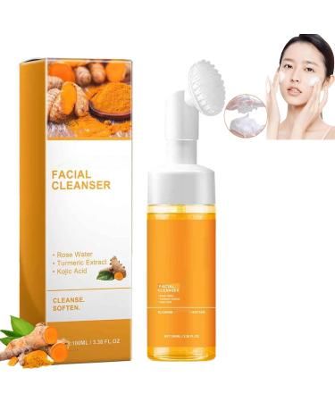 Turmeric Foaming Facial Cleanser Turmeric Facial Cleanser Turmeric Face Wash Suitable for All Skin