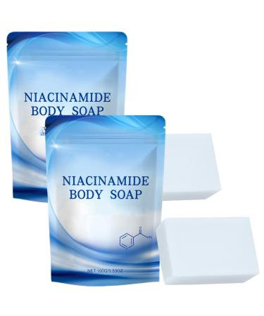 JUNHONGLI Niacinamide Soap Natural Goat Milk Soap Niacinamide Soap for Cleansing and Moisturizing the Face and Body 2