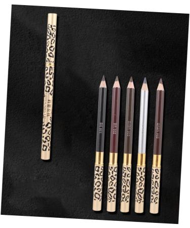 WOONEKY 4 Pcs Makeup Eyebrow Pencils Eyebrow Brush Pen Eyebrow Makeup Leopard Uk Eyeliner Kit Brown - Buy Online on GoSupps.com
