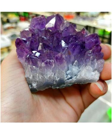 Natural Crystal Rough Very Beautiful Natural Rock Quartz Amethyst Cavity Samples heal Reiki (Size : 400-500g) - Buy Online on GoSupps.com