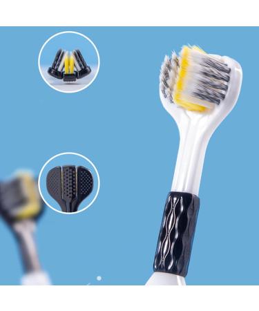 Demaxiyad Extra Soft Toothbrushes for Adults - 3-Pack Non-Slip Handles & Soft Bristles for Gentle Tooth Cleaning | Ideal for Men & Women - Buy Online on GoSupps.com