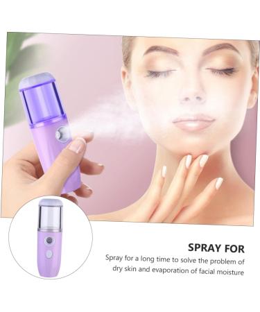 Gogogmee 1pc Hydrating Instrument Mini Steamer Face Steamer Mini Nanometer Moisture Spray Portable Abs Purple - Buy Online on GoSupps.com