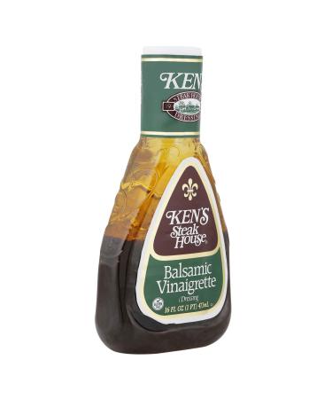 Ken's Steak House Balsamic Vinaigrette 16 oz - Premium Salad Dressing - Buy Online on GoSupps.com