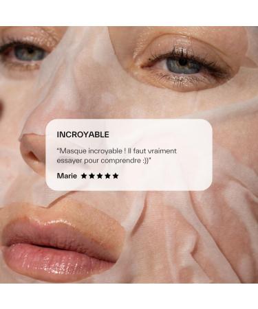 DAY+ | Anti-Fatigue Cotton Mask | Brightens the complexion Awakens & Revives radiance | Corrects hyperpigmentation | Caffeine Phytosph rix Lemon Vit. C | 98% natural ingredients | Pack of 3 masks - Buy Online on GoSupps.com