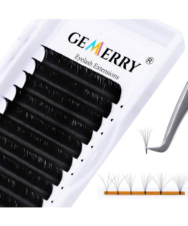 Gemerry eyelash volume technology Easy fan lashes 3D 8D 10D - eyelashes 0.05 C curl 11mm - self -fan eyelash eyelashes for eyelash extensions lash extensions (0.05 -c curl -11mm) 11 mm 0.05 c curl