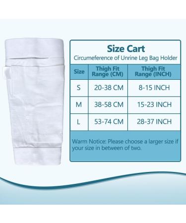 Collection Leg Bag Sleeve - Catheter Urine Drainage Bags Calf Holder Strap for Incontinence | Shop Internationally - Buy Online on GoSupps.com