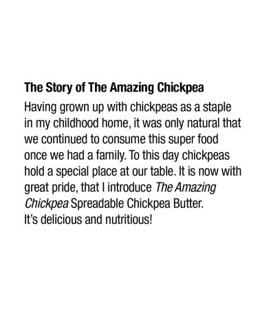 Chickpea Butter Spread - Creamy 12 Oz | Nut-Free & Vegan Delight - Buy Online on GoSupps.com