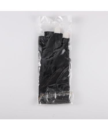 Xree UV Gloves for Women - Fingerless Anti-UV Protection for Manicure Cycling & Fitness - Black (20x8 cm) - Buy Online on GoSupps.com
