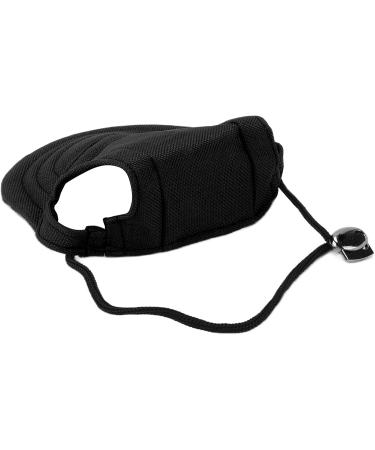 Premium Black XL Dog Baseball Cap with Ear Holes - Sun Protection Hat for Pets | Stylish & Comfortable Dog Sports Hat - Buy Online on GoSupps.com