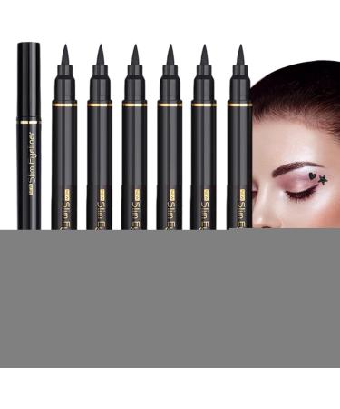 Eyeliner Pen Double Head Eyeliner Stamp Set Long Lasting and Water Resistant for Stage Travel Party Makeup Cosmetic - Buy Online on GoSupps.com