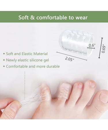 Jrery-KEY Silicone Toe Protector Gel Caps 12 PCS for Women & Men - Breathable Pinky Toe Protection for Blisters, Corns & Friction - Little Toe Cushion Pads - Buy Online on GoSupps.com