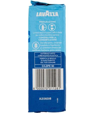 Italian Gourmet Lavazza DEK Classico Caf Moulu D caf in 4 x 250 g M thode Naturelle Doux & quilibr Torr faction Moyenne Intensit 3 Pour Espresso Moka & Caf Filtre + Italian Gourmet Polpa - Buy Online on GoSupps.com