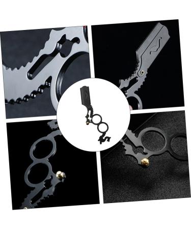 Doitool Manual Hair Razor Holder - Rustproof Steel Shaver with Double Ring Flaps for Men | Travel-Friendly Bart Shaver & Hairdresser Razor - Buy Online on GoSupps.com