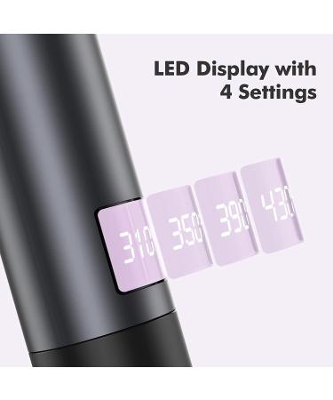 EasyinBeauty Ionic Hair Straightener Brush with 4 Adjustable Levels - Professional Fast-heating Straightening Brush for Smooth, Silky Hair - Ceramic Brush with LED - Buy Online on GoSupps.com