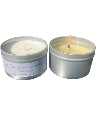 Sandalwood Signature Soy Wax Candle - 8 oz Long Burning Handcrafted in USA | International Shipping - Buy Online on GoSupps.com