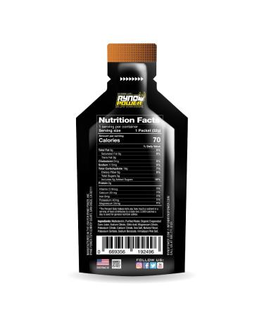Ryno Power Mana Performance Gel Caddy - 12 Servings Salted Caramel | Boost Energy for Athletes | International Shipping Available - Buy Online on GoSupps.com