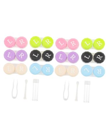 Kombiuda 1 sentence 2 cardboard contact lens containers for contact lenses sweet contact cases Local storage holder contact lens applicator plastic travel accompanying box eyes